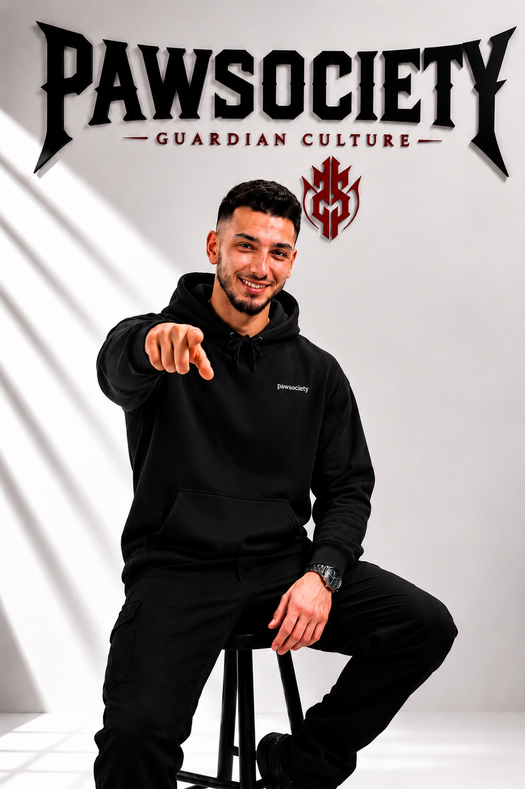 PAWSOCIETY™ Hellhound Oversized Hoodie