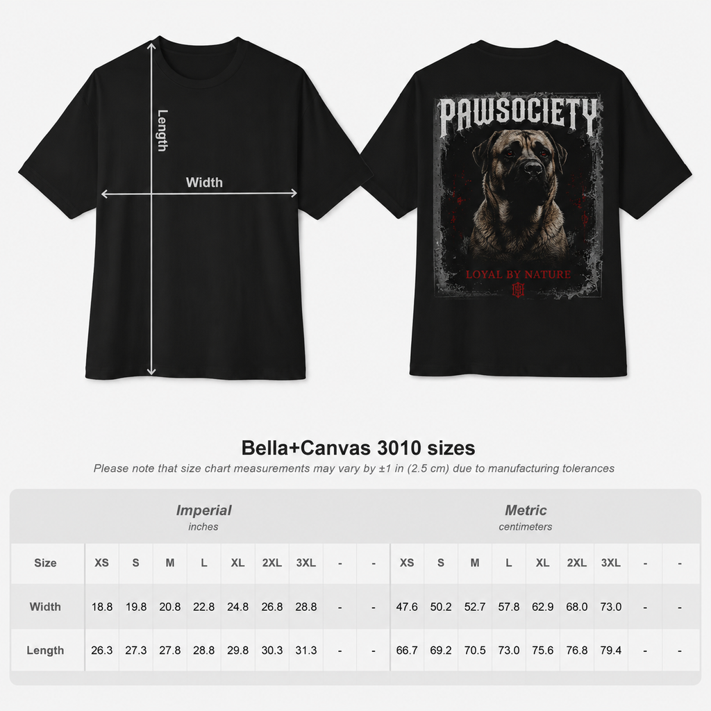 PAWSOCIETY Oversized Tee – Loyal By Nature