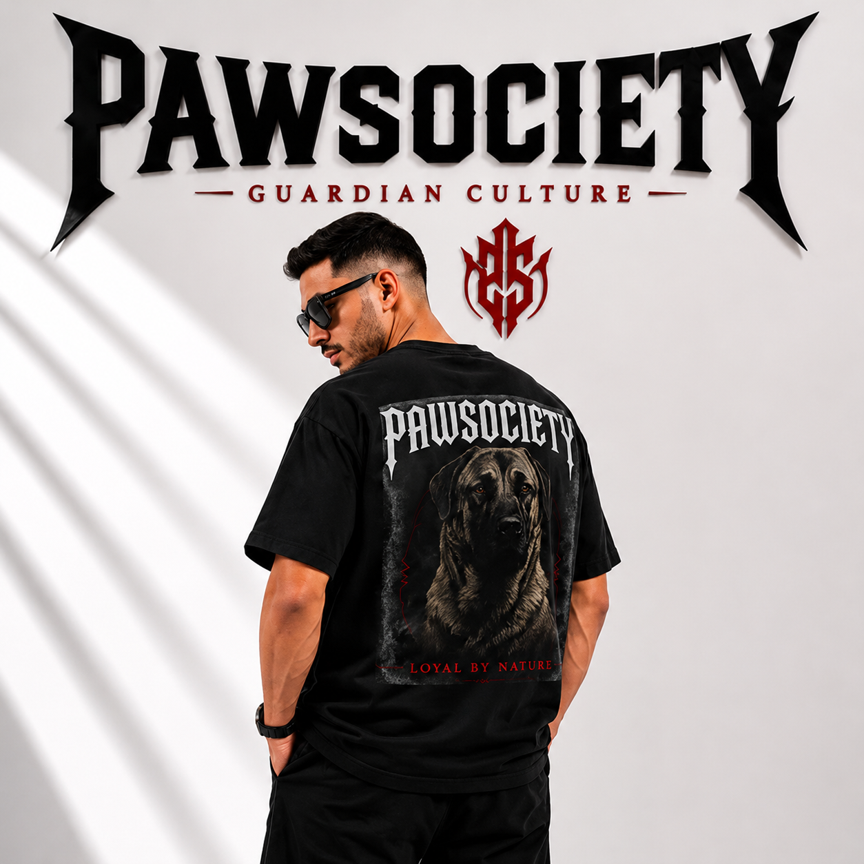 PAWSOCIETY Oversized Tee – Loyal By Nature