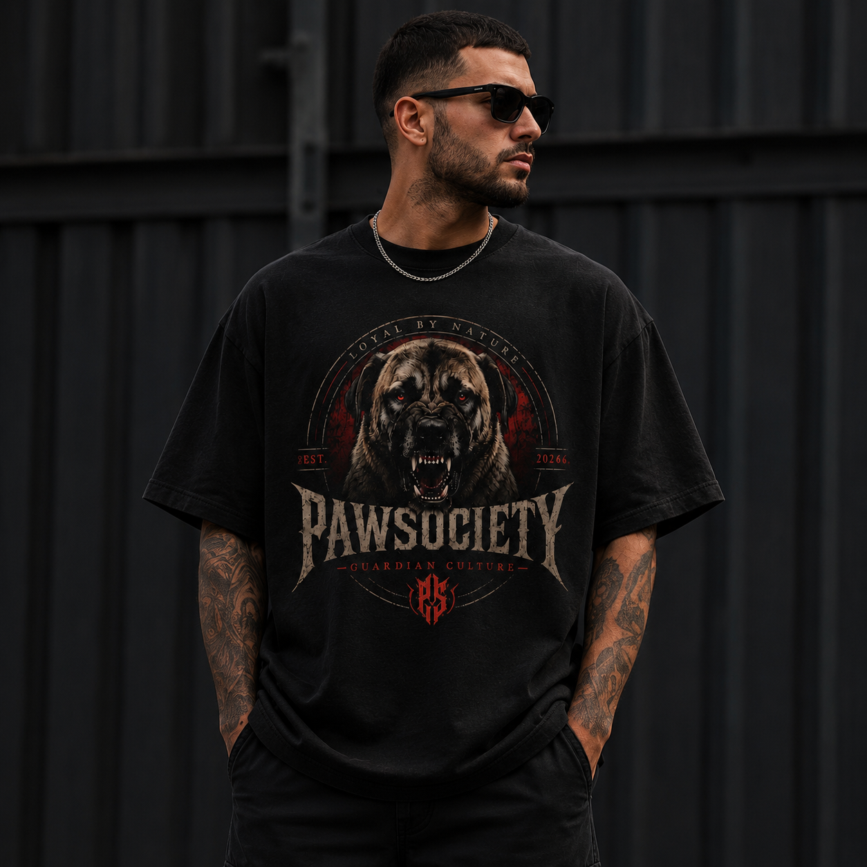 PAWSOCIETY Guardian Oversized Tee