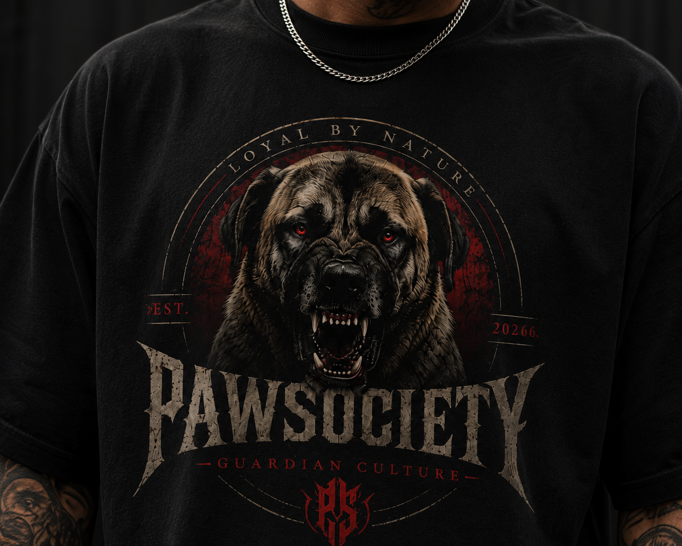 PAWSOCIETY Guardian Oversized Tee