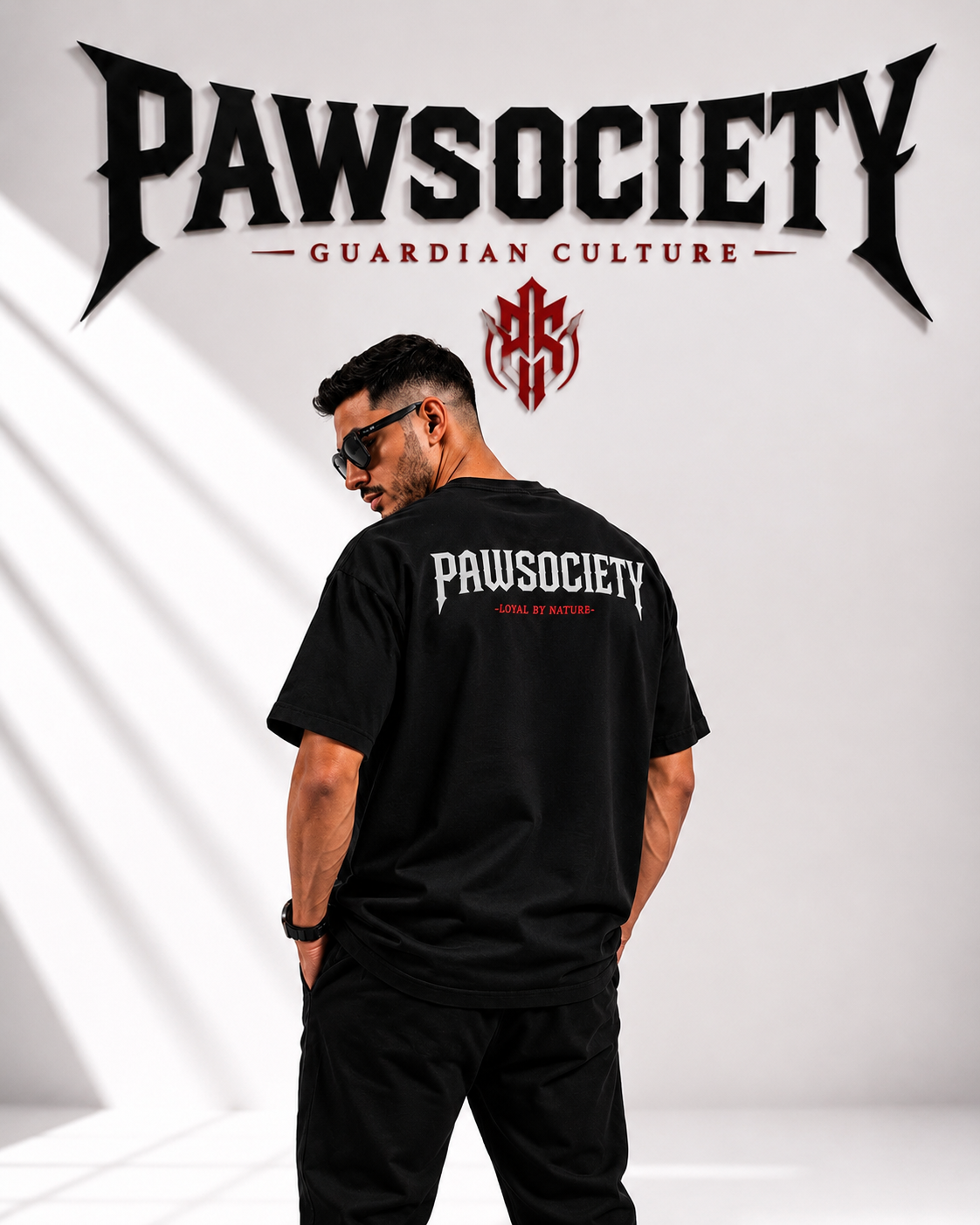 PAWSOCIETY Guardian Oversized Heavyweight T-Shirt