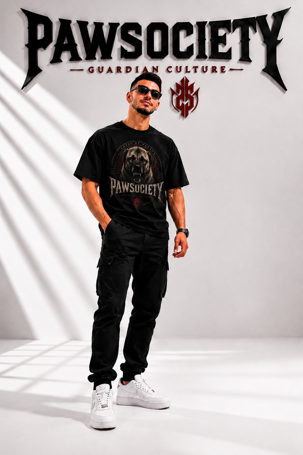PAWSOCIETY Guardian Oversized Heavyweight T-Shirt