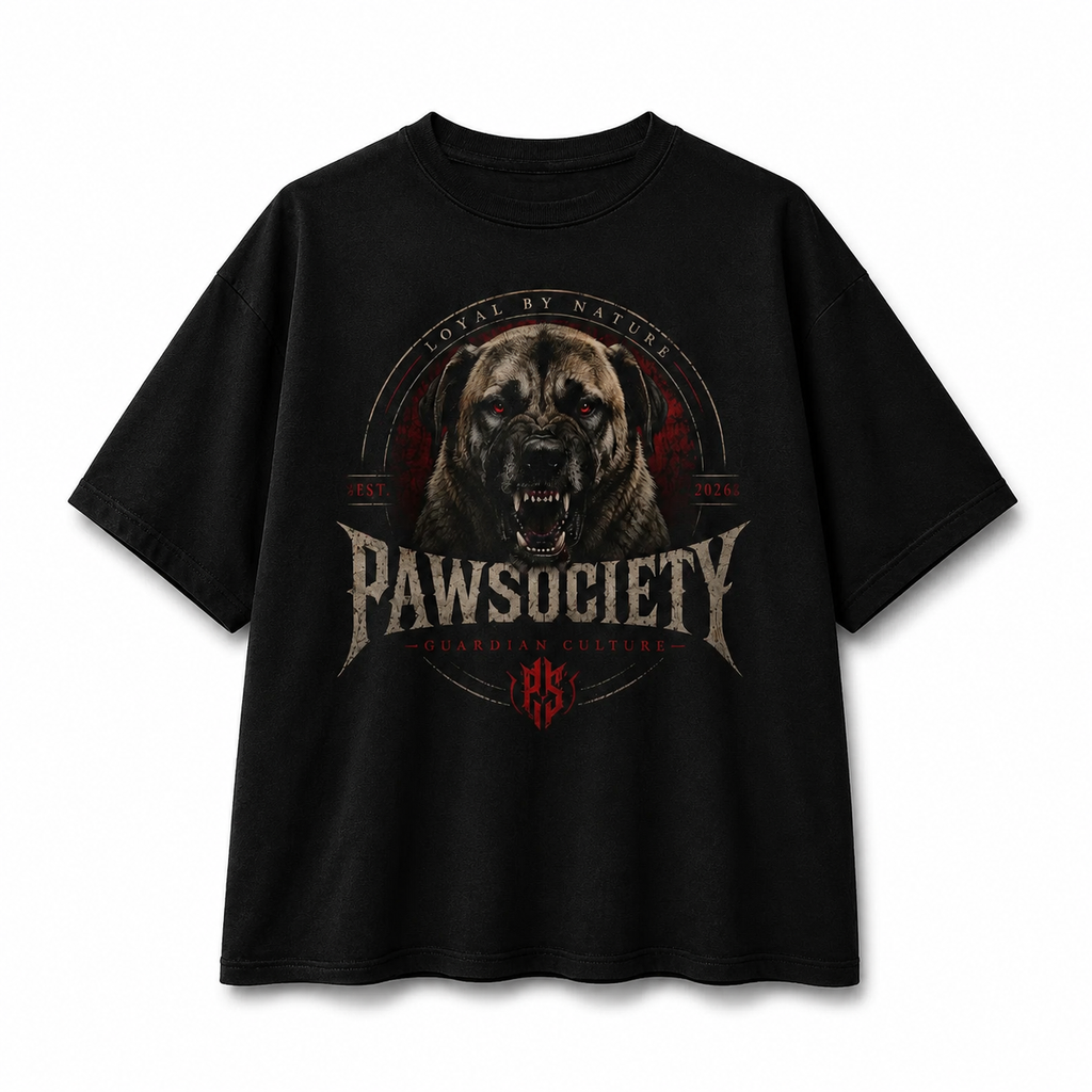 PAWSOCIETY Guardian Oversized Heavyweight T-Shirt