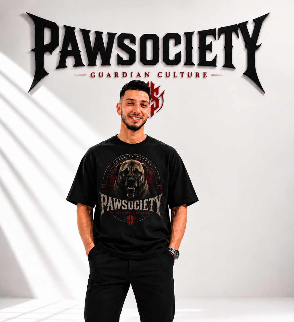 PAWSOCIETY Guardian Oversized Heavyweight T-Shirt